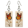 Crimson Monarch Earrings