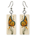 Amber Monarch Earrings
