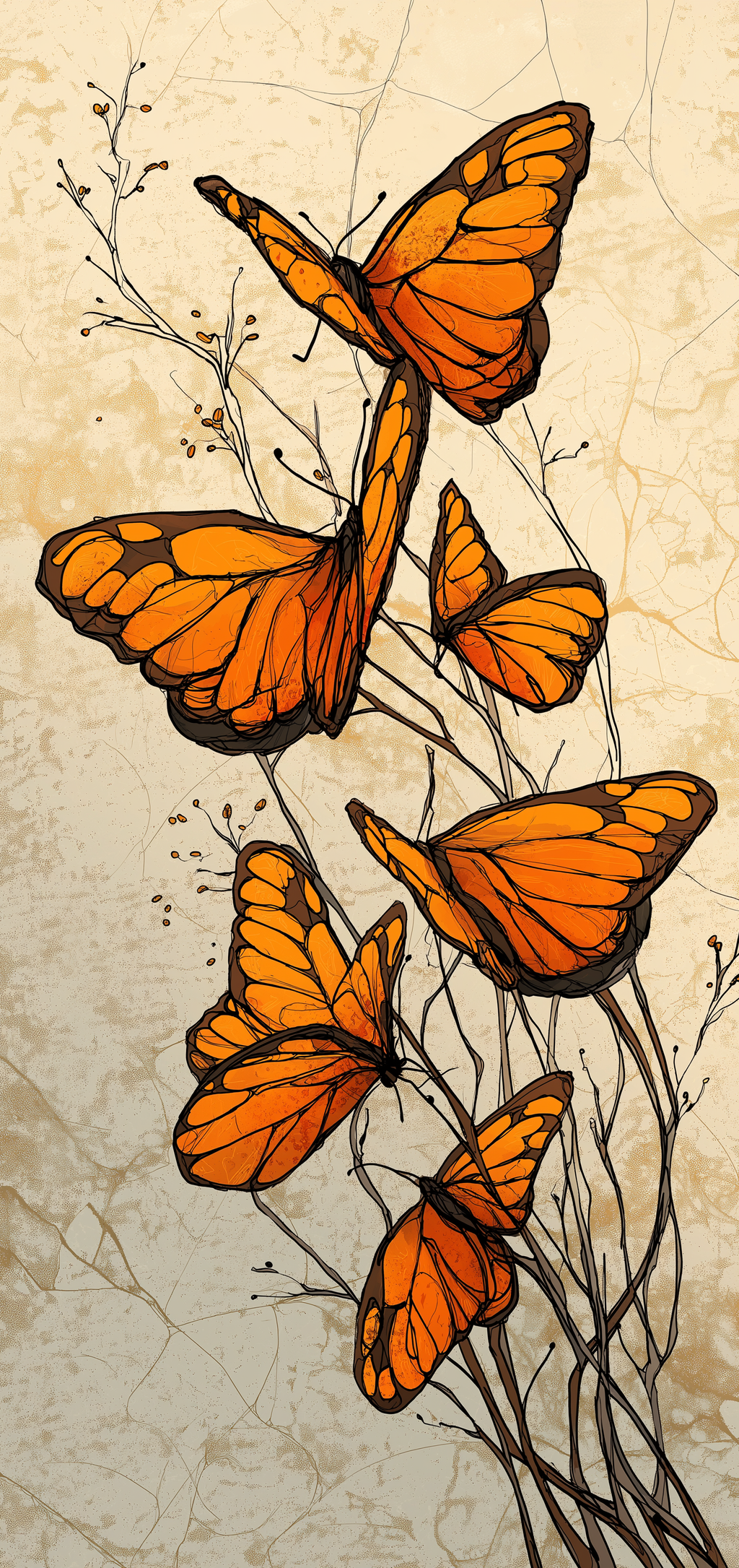 Monarch Flutter Earrings