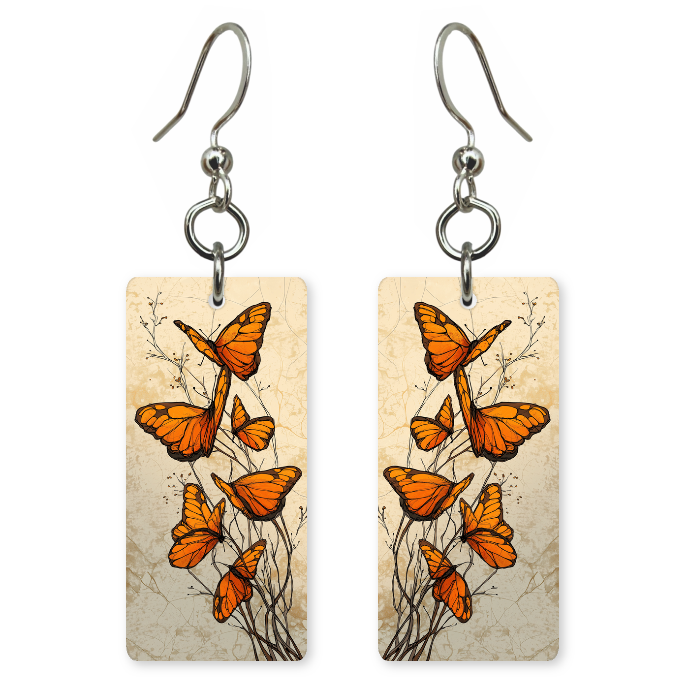 Monarch Flutter Earrings