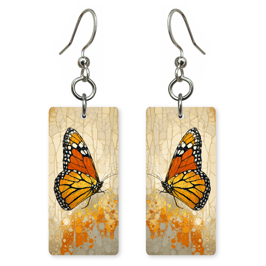 Golden Monarch Earrings