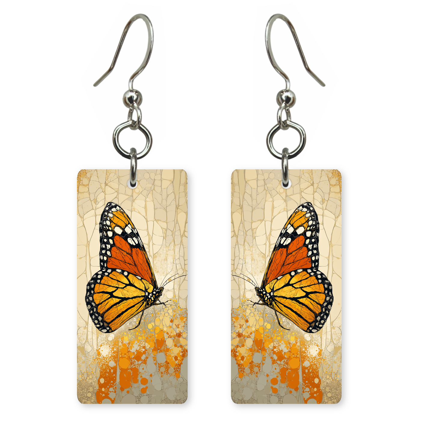 Golden Monarch Earrings