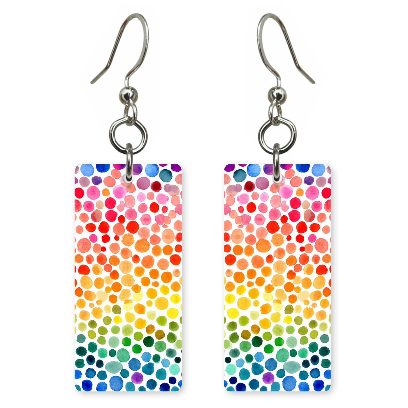 Rainbow Dots Earrings