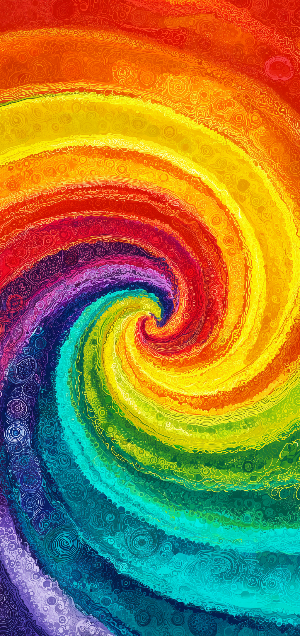 Rainbow Swirl Earrings