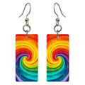 Rainbow Swirl Earrings