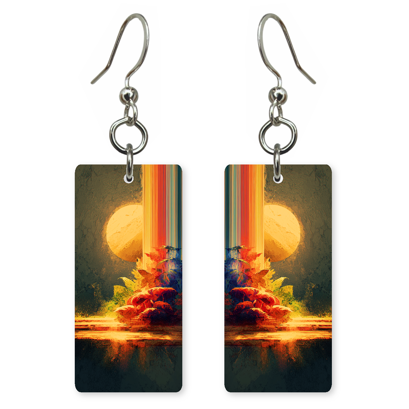Sunrise Rainbow Bloom Earrings