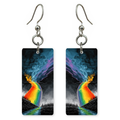 Rainbow Volcano Storm Earrings