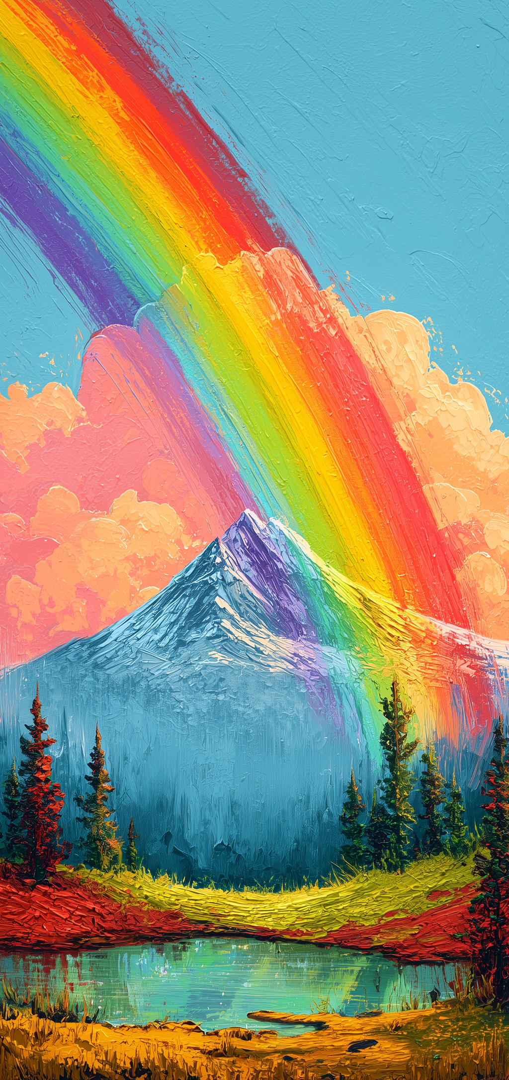 Alpine Lake Rainbow Earrings