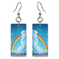 Billowing Cloud Rainbow Earrings