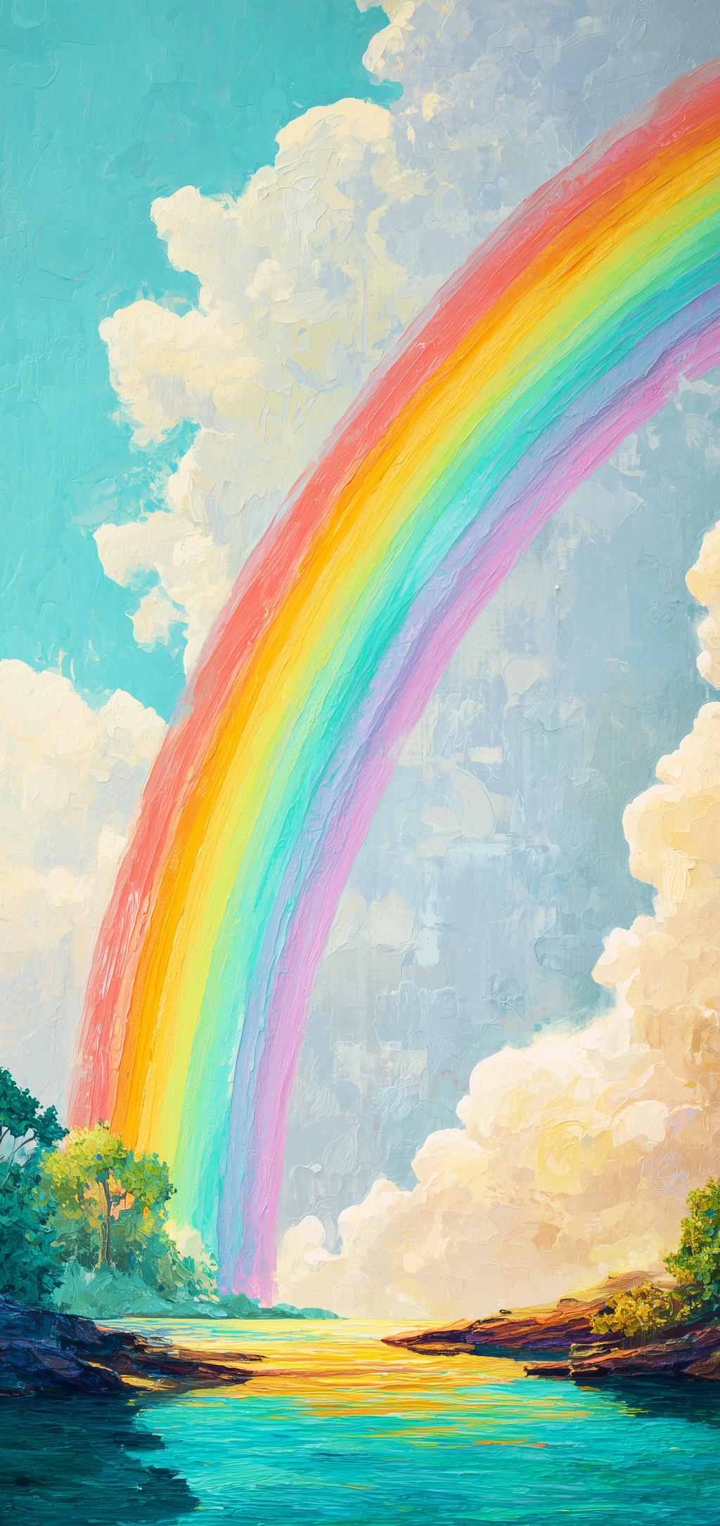 Riverside Cloud Rainbow Earrings