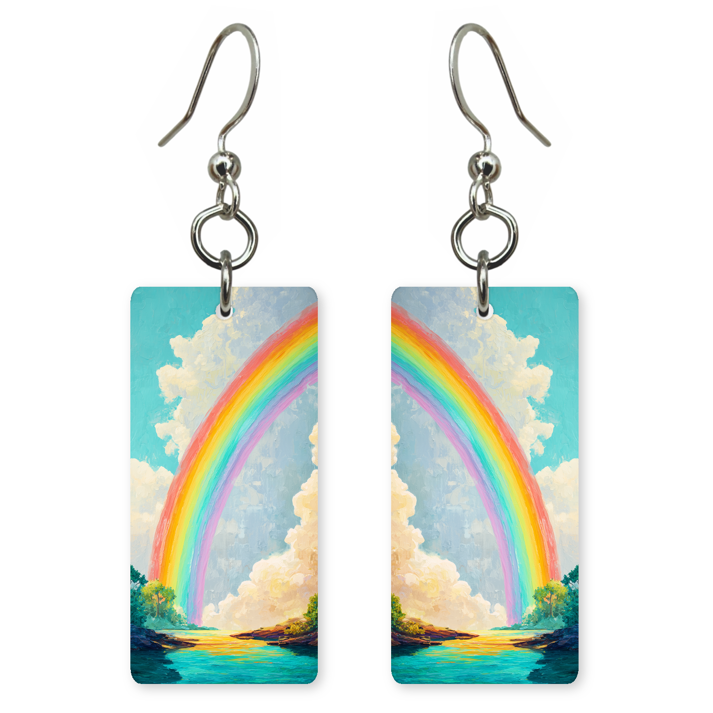Riverside Cloud Rainbow Earrings