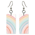 Pastel Rainbow Arcs Earrings