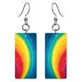 Sketched Rainbow Bands Earrings