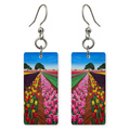 Rainbow Tulip Fields Earrings