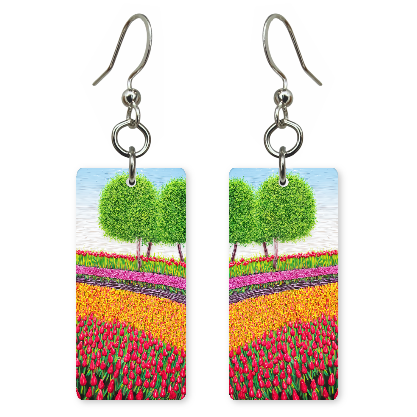 Golden Tulip Grove Earrings