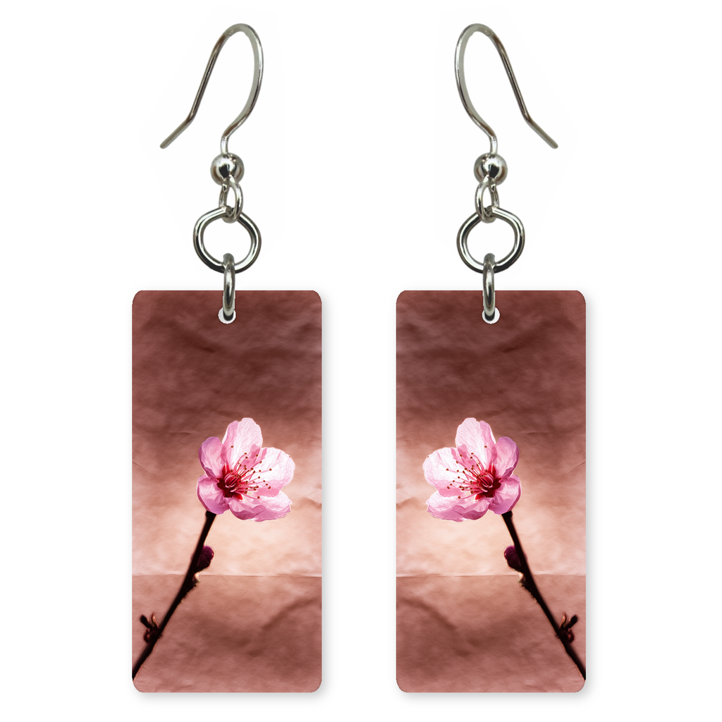 Kraft Paper Blossom Earrings