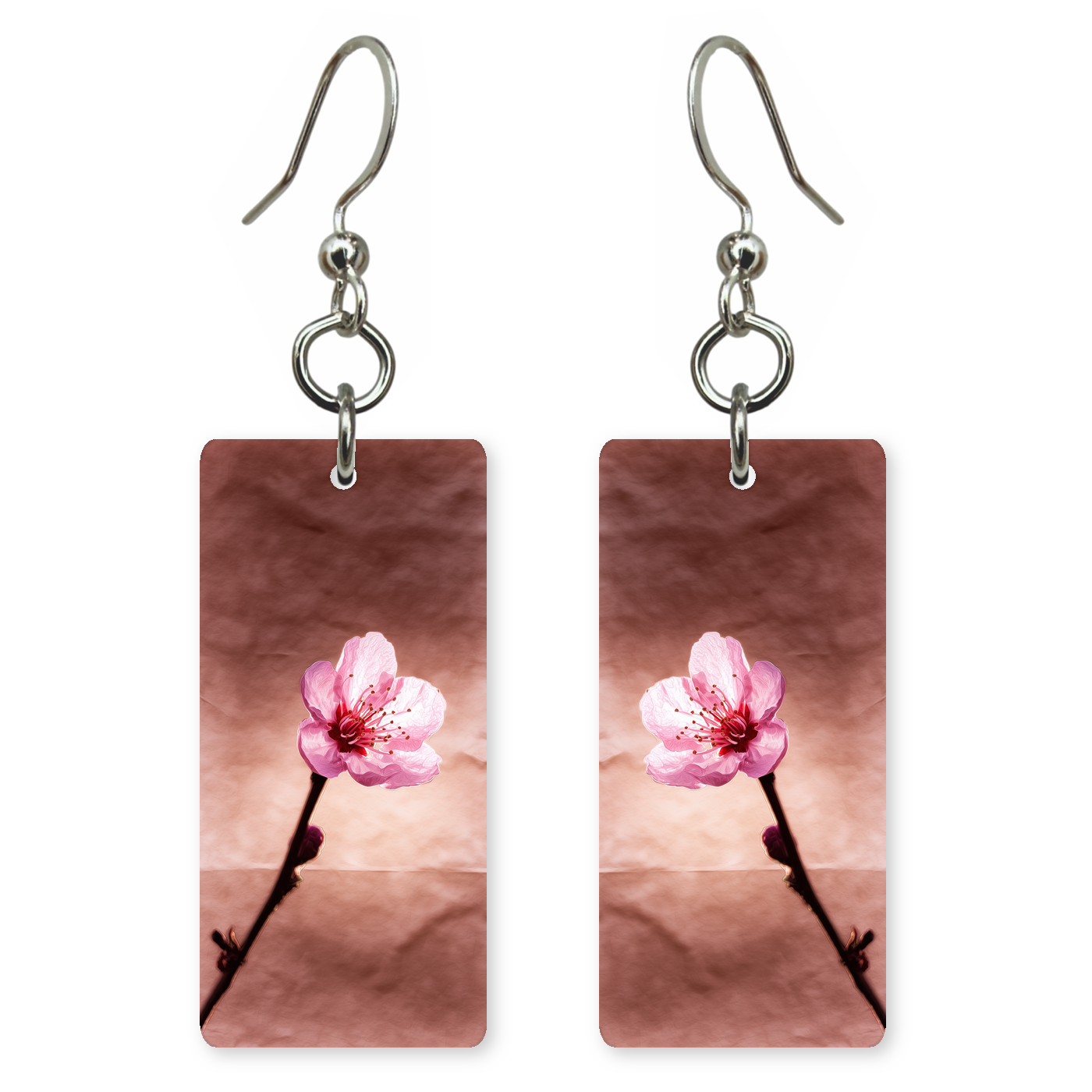 Kraft Paper Blossom Earrings