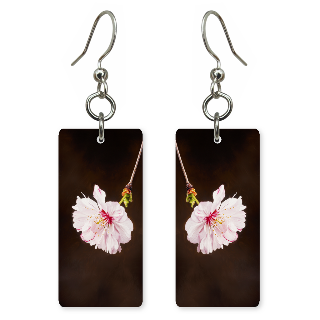 Dusk Cherry Bloom Earrings