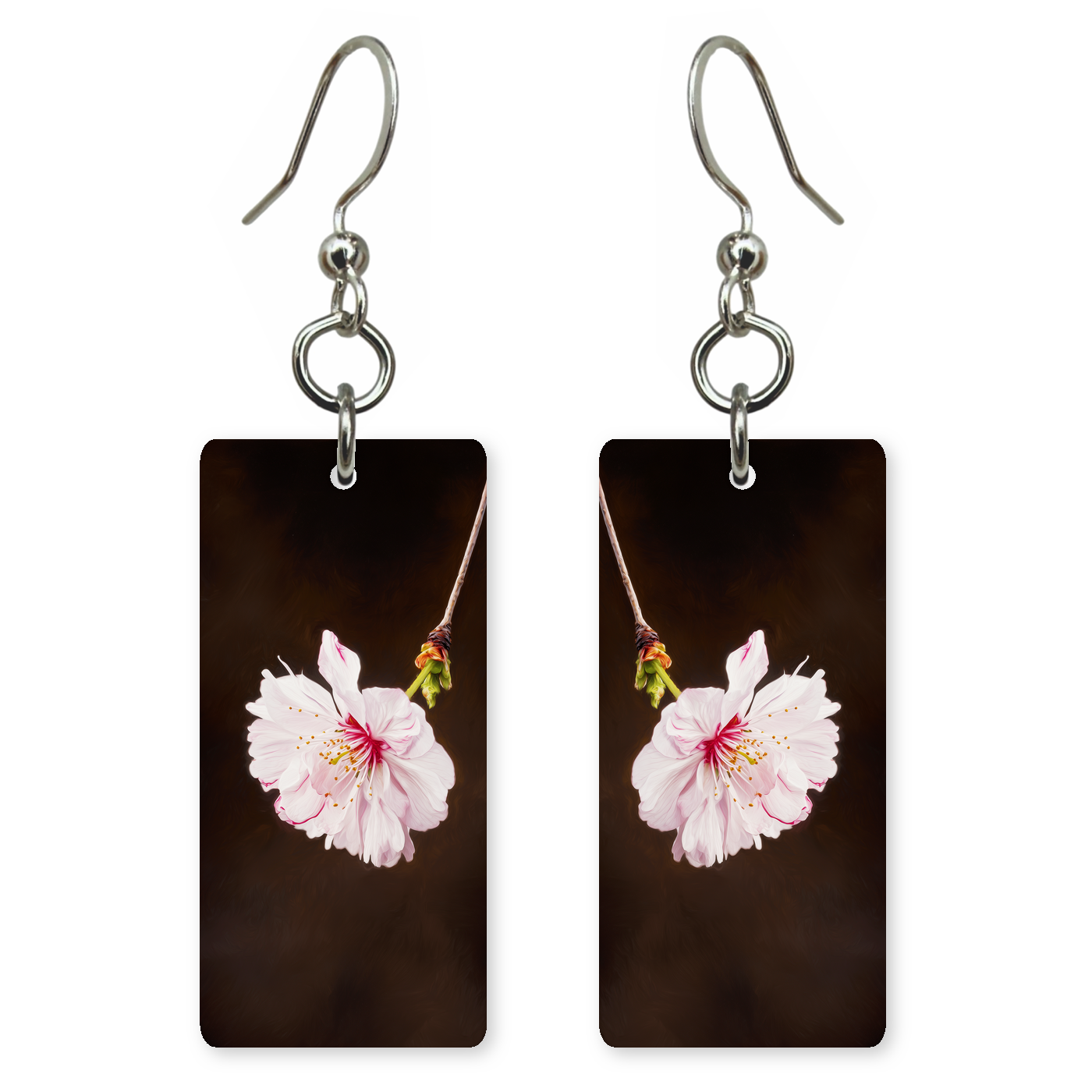 Dusk Cherry Bloom Earrings