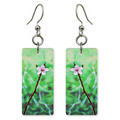 Spring Green Blossom Earrings