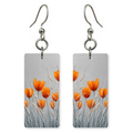 Amber Meadow Tulips Earrings