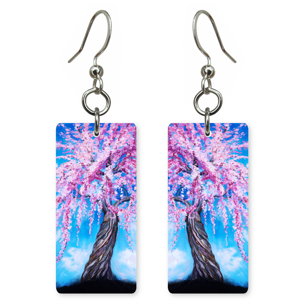 Weeping Cherry Tree Earrings