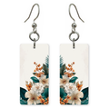 Ivory Autumn Blossom Earrings