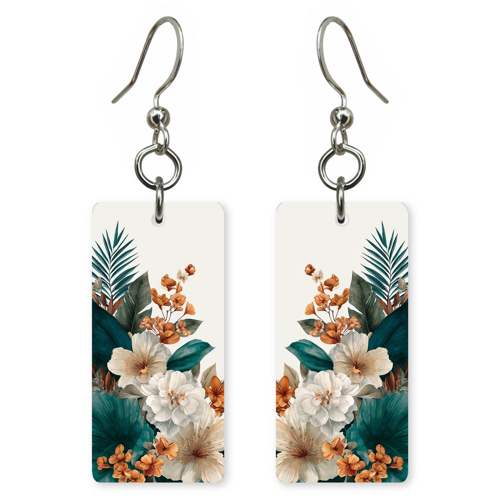Ivory Autumn Blossom Earrings | 8x17B
