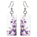 Lavender Wildflowers Earrings | 8x17E