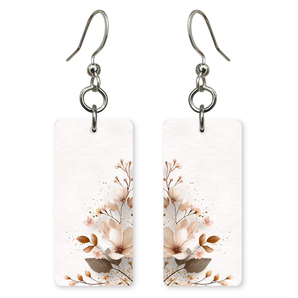 Blush Botanical Branch Earrings