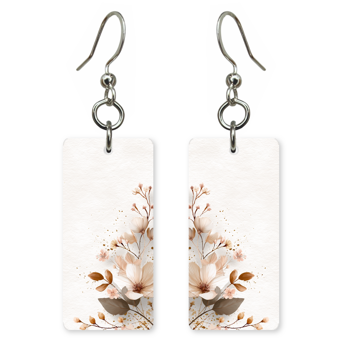 Blush Botanical Branch Earrings