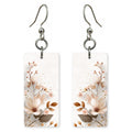 Blush Botanical Branch Earrings | 8x17F