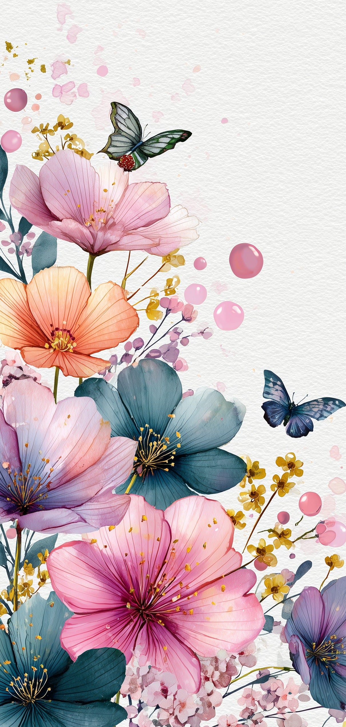 Butterfly Blossom Garden Earrings | 8x17G