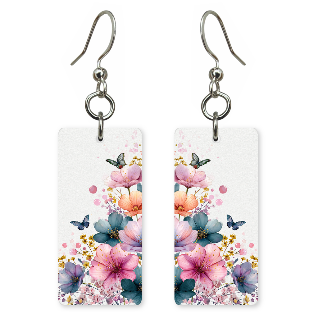 Butterfly Blossom Garden Earrings