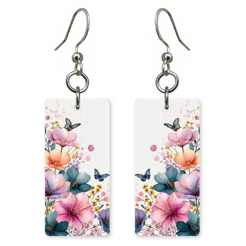 Butterfly Blossom Garden Earrings | 8x17G