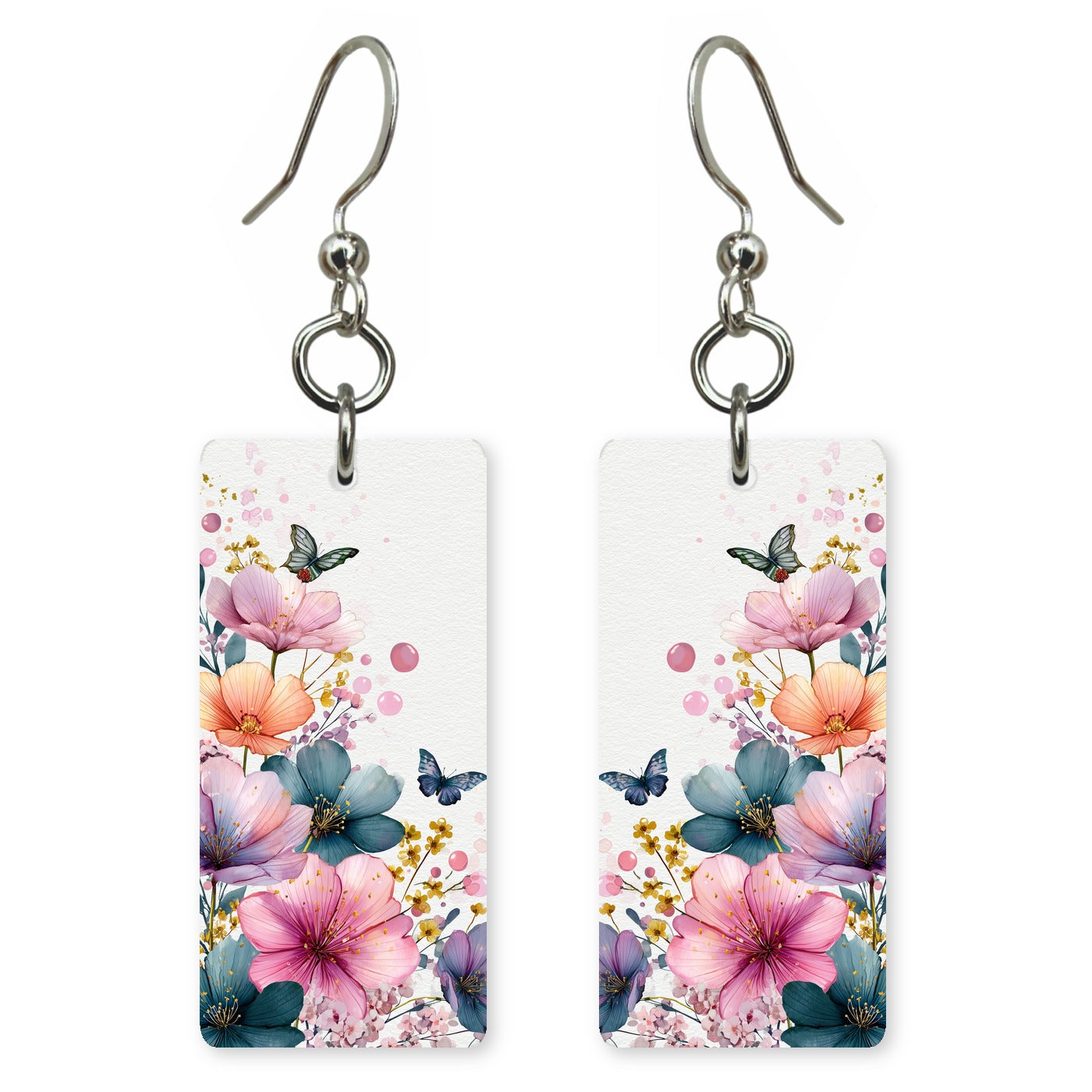 Butterfly Blossom Garden Earrings | 8x17G