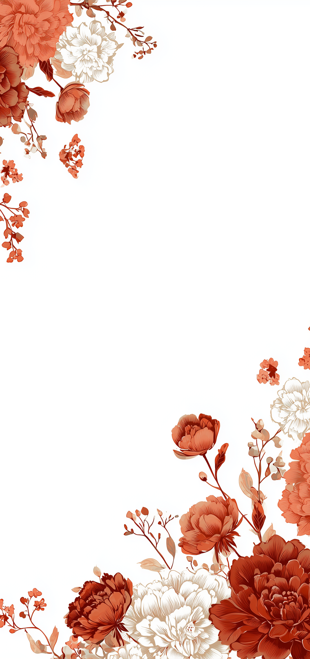 Coral Blossom Corner Earrings