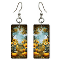 Sunflower Pumpkin Grove Earrings