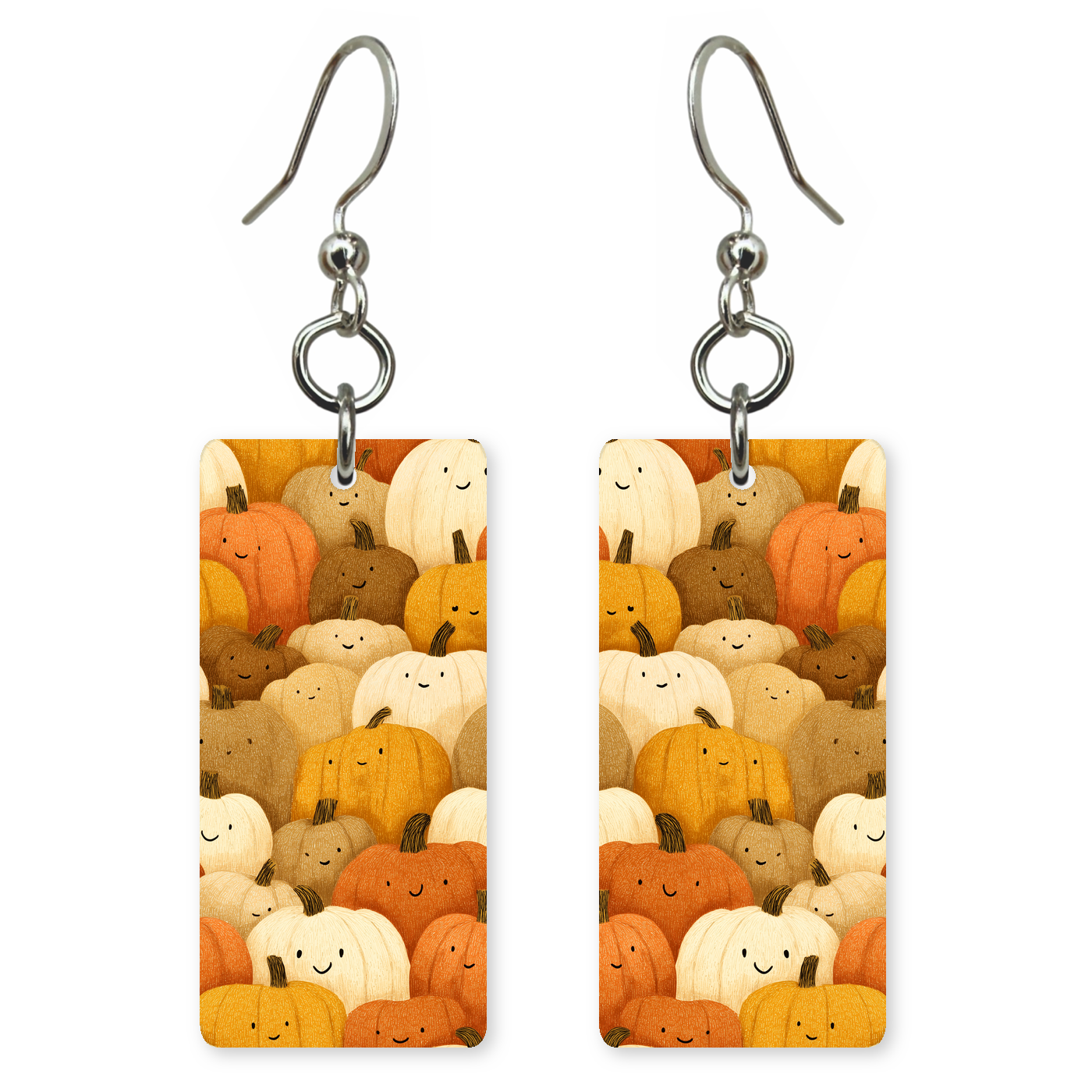 Happy Pumpkin Pile Earrings