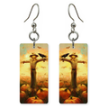 Scarecrow and Crow Earrings