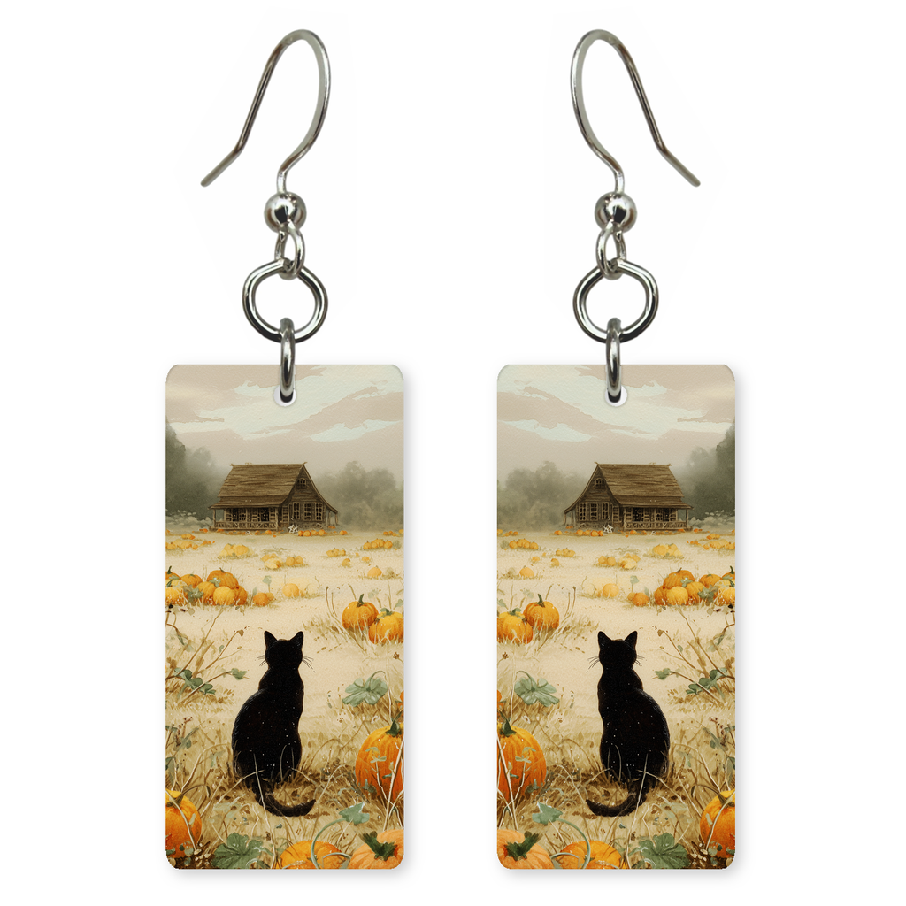 Black Cat Barn Earrings