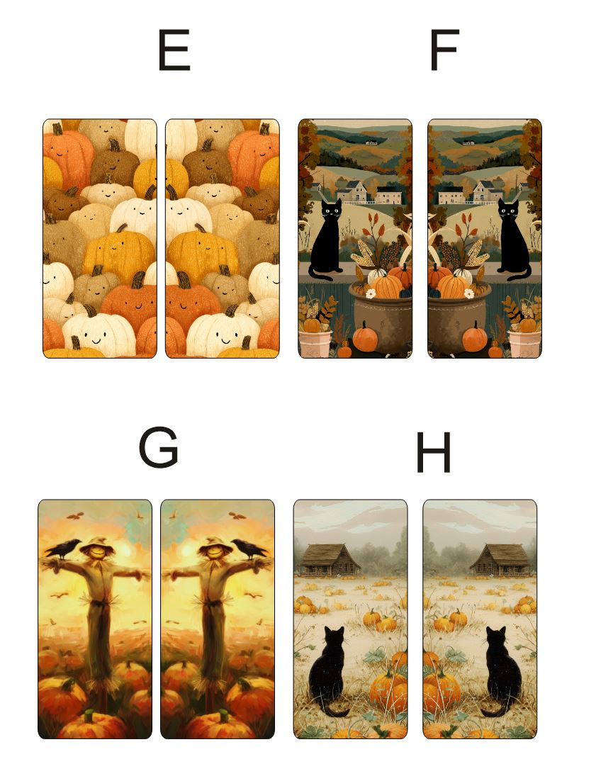 Fragile What | Halloween Pumpkin Patch Collection | 8x18