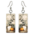 Harvest Moon Pumpkins Earrings