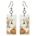 Rustic Pumpkin Still Life Earrings