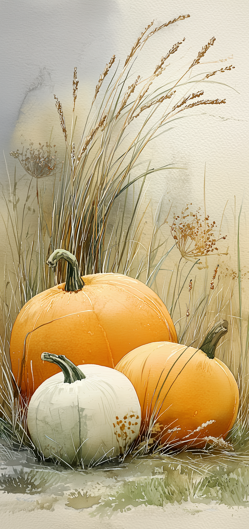 Golden Pumpkin Harvest Earrings