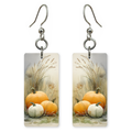 Golden Pumpkin Harvest Earrings