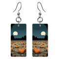 Moonlit Pumpkin Patch Earrings
