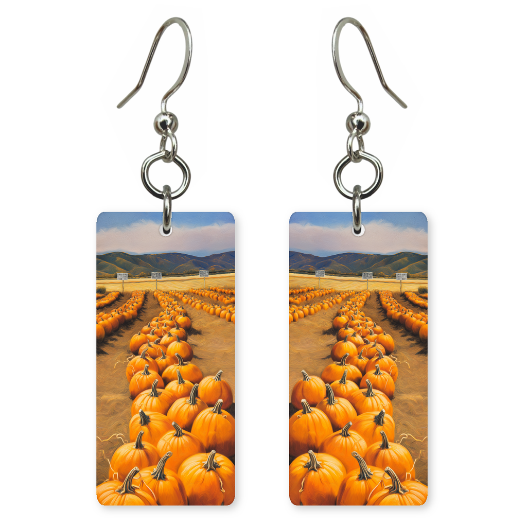 Pumpkin Patch Rows Earrings