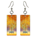 Blue Bench Autumn Earrings