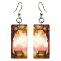 Sunlit Oak Bench Earrings